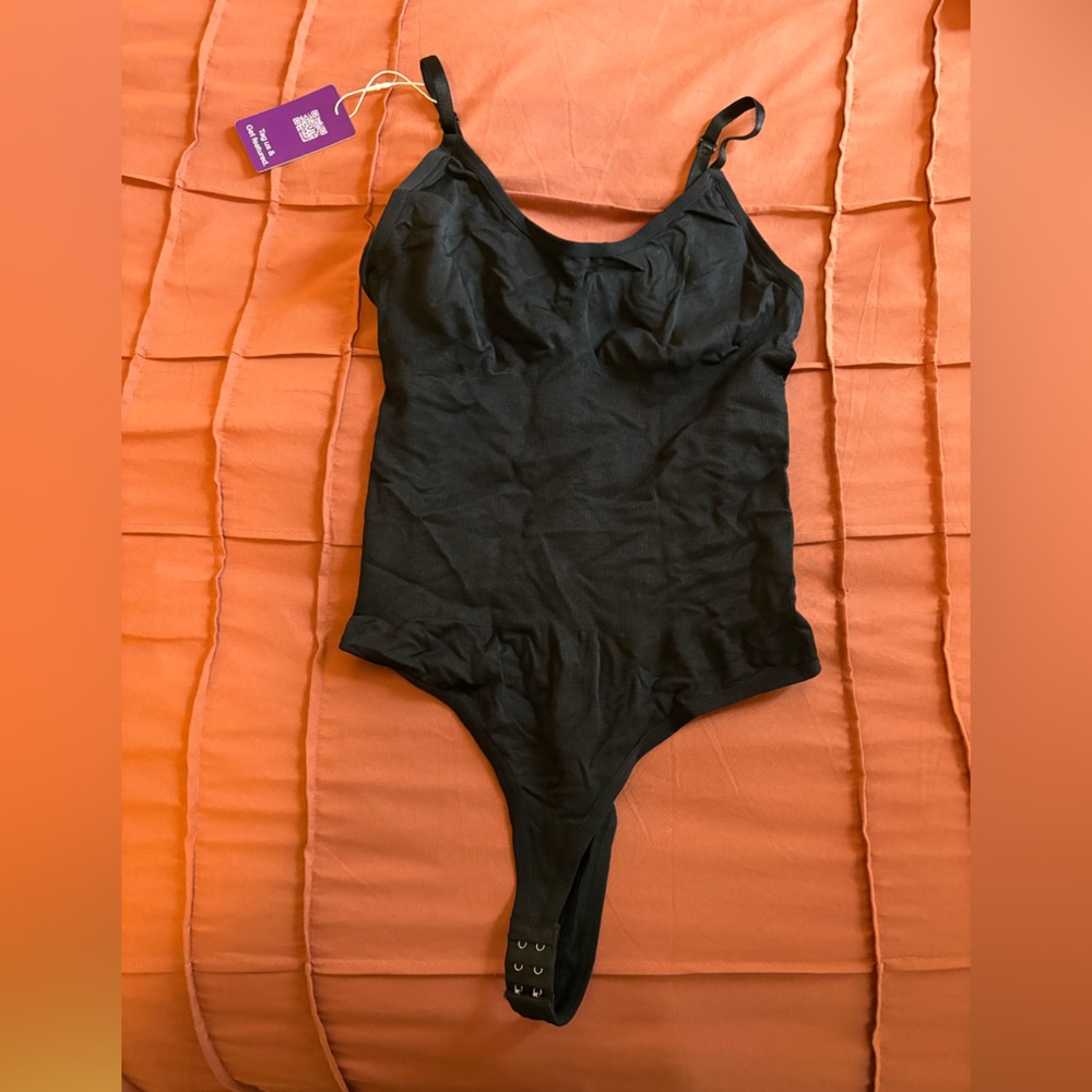 Heyshape Black Sleeveless Bodysuit